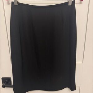 Kasper Classic Black Pencil Skirt
